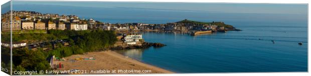 St. Ives Cornwall uk, Canvas Print by kathy white