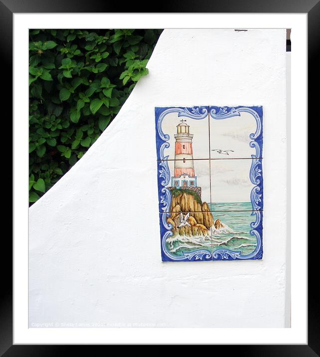 The Lighthouse Framed Mounted Print by Sheila Eames