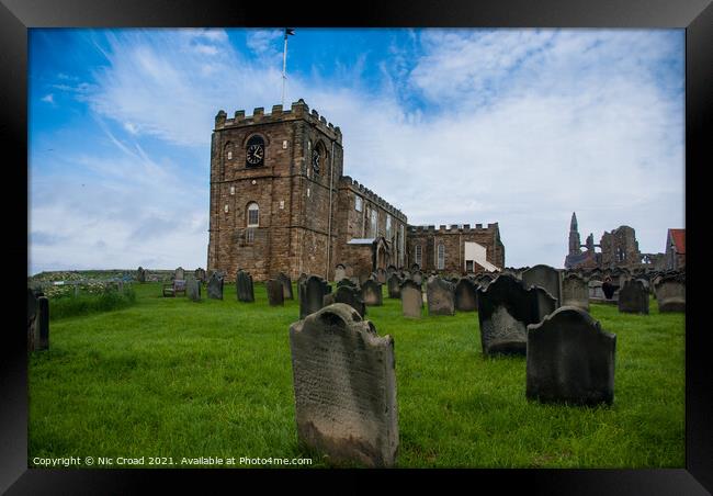 Church of St. Mary, Whitby. North Yorkshire Framed Print by Nic Croad