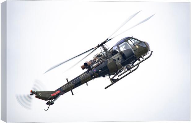 Westland Scout Helicopter Canvas Print by J Biggadike