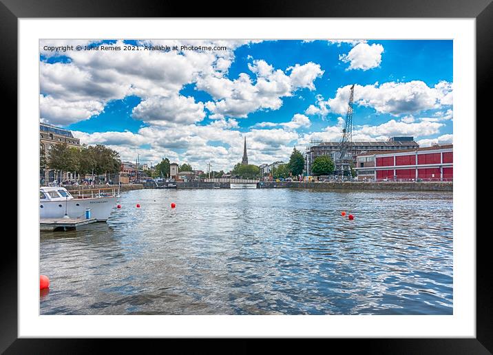 Bristol Canals Framed Mounted Print by Juha Remes