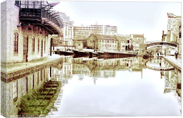 Birmingham Canal Canvas Print by Stuart Chard