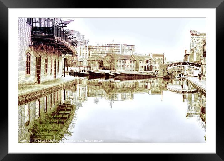 Birmingham Canal Framed Mounted Print by Travel and Pixels 