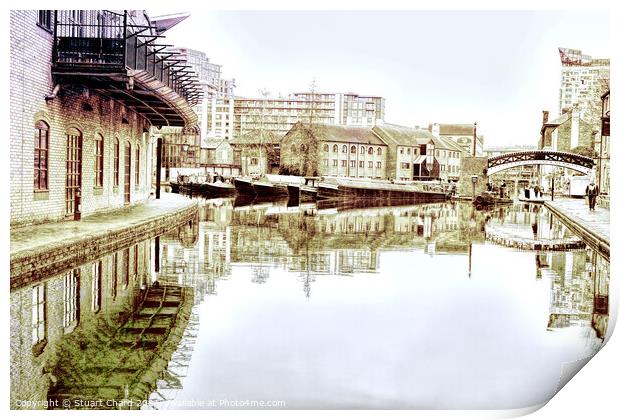 Birmingham Canal Print by Stuart Chard