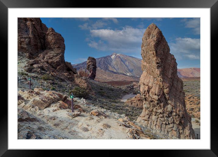 Majestic Mount Teide Framed Mounted Print by Kevin Snelling