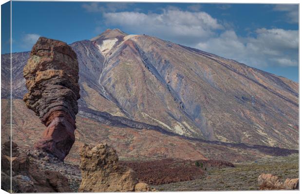 Mount Teide tenerife Canvas Print by Kevin Snelling