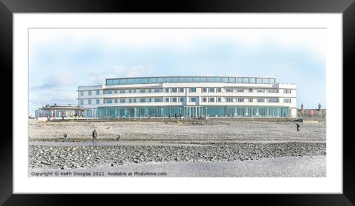 Midland Hotel Morecambe Framed Mounted Print by Keith Douglas
