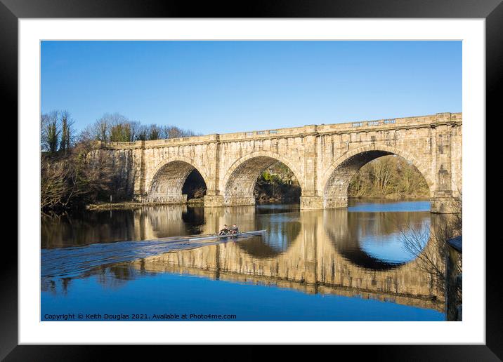 Lune Aqueduct Lancaster Framed Mounted Print by Keith Douglas
