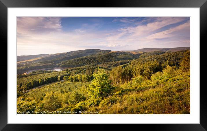 Macclesfield Forest Framed Mounted Print by Andy McGarry