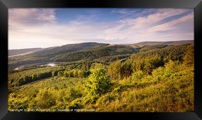 Macclesfield Forest Framed Print by Andy McGarry