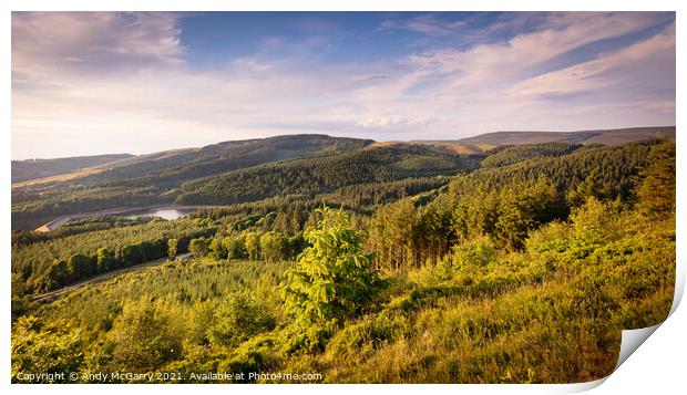Macclesfield Forest Print by Andy McGarry