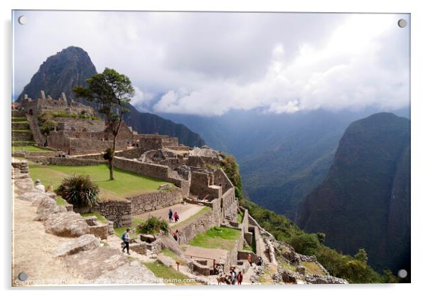 Machu Picchu Acrylic by Simon Peake
