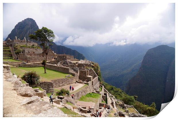 Machu Picchu Print by Simon Peake