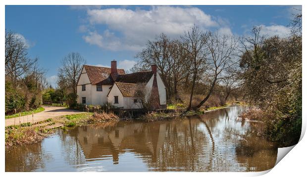 Willy Lott's Cottage Print by Kevin Snelling