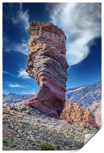Majestic Teide Canyon Print by Kevin Snelling