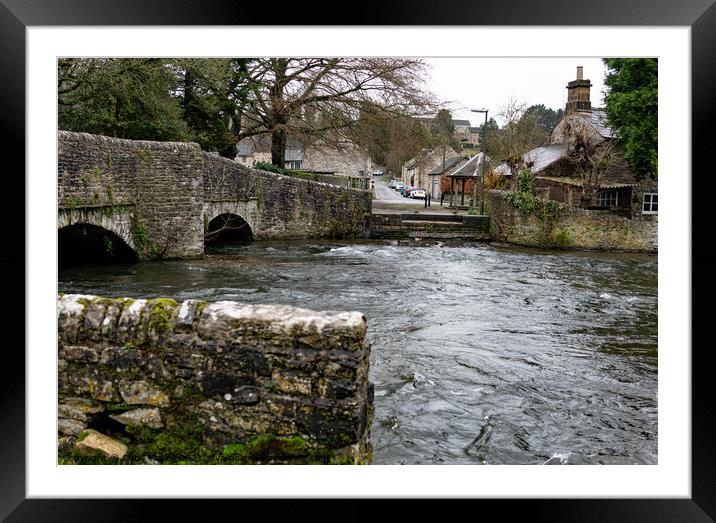 Sheep Wash Bridge, Derbyshire Framed Mounted Print by Chris Yaxley