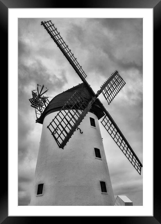 Majestic Windmill Standing Tall Framed Mounted Print by James Marsden