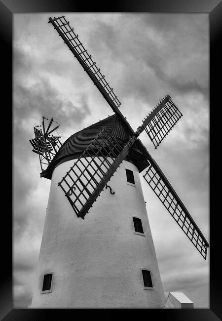 Majestic Windmill Standing Tall Framed Print by James Marsden