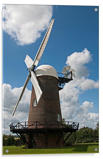 Wilton Windmill Acrylic by Joyce Storey