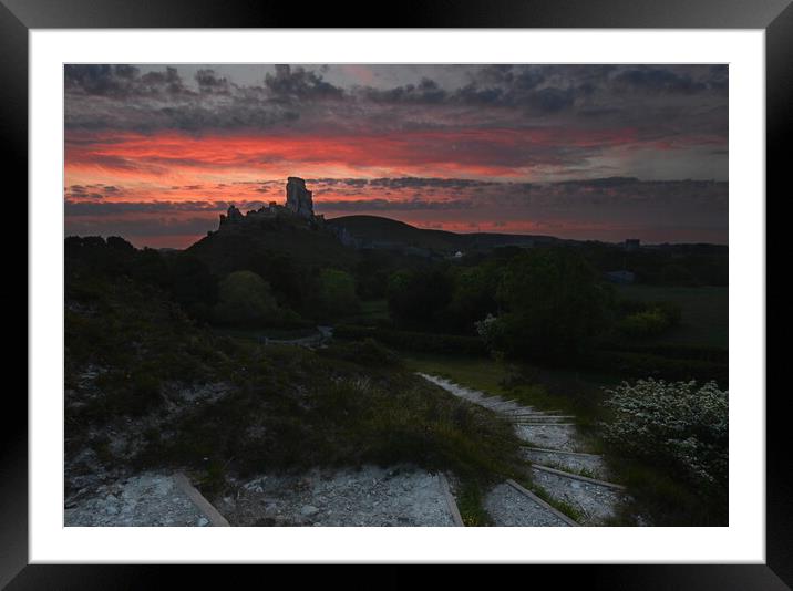 Path to the Castle Framed Mounted Print by David Neighbour