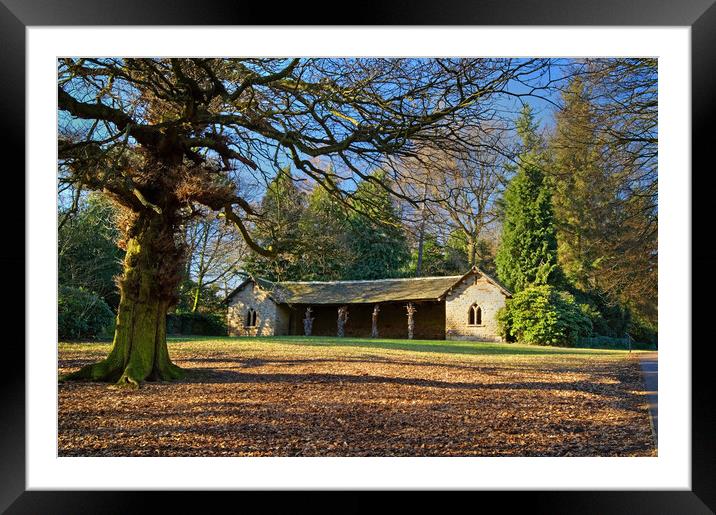 The Deer Sheds at Cannon Hall Framed Mounted Print by Darren Galpin