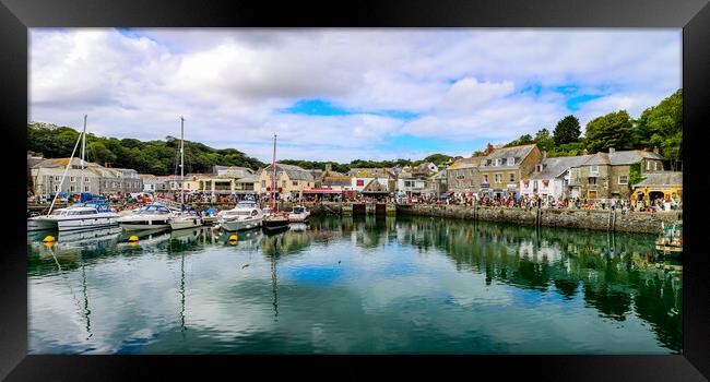 Padstow Panorama Framed Print by Oxon Images