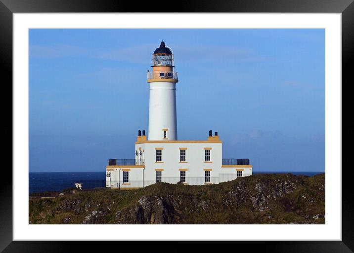 Turnberry lighthouse Framed Mounted Print by Allan Durward Photography