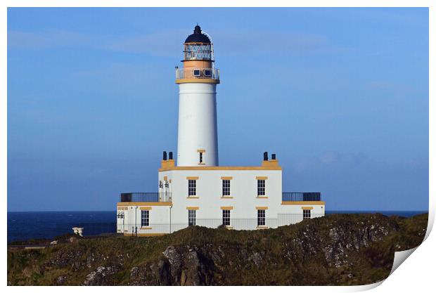Turnberry lighthouse Print by Allan Durward Photography