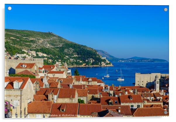 The old town of Dubrovnik, Croatia Acrylic by Chun Ju Wu