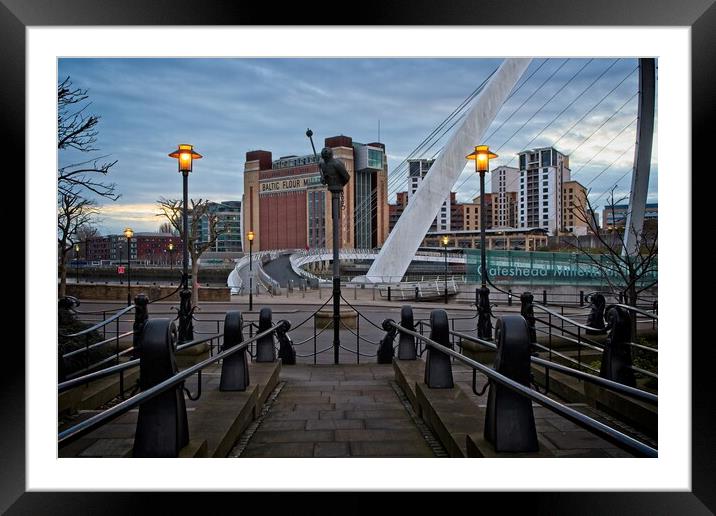 Baltic Flour Mill Dawn, Newcastle Framed Mounted Print by Rob Cole