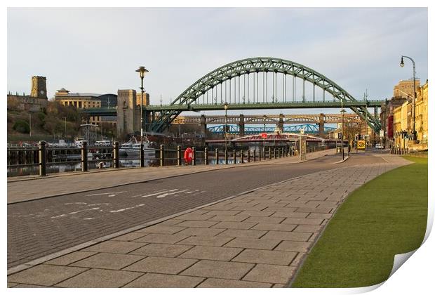 The Tyne Bridge, Newcastle Print by Rob Cole