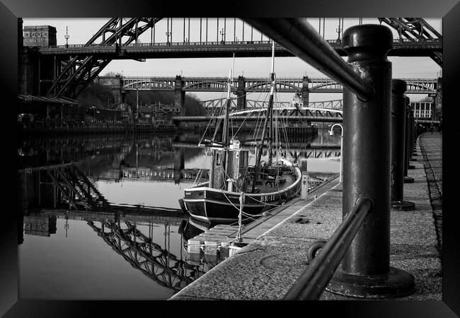 Old Lifeboat, Newcastle Framed Print by Rob Cole