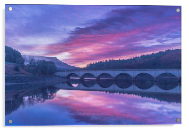 Ladybower Reservoir Acrylic by John Finney