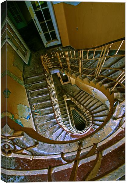 Stairway of tears Canvas Print by Nathan Wright