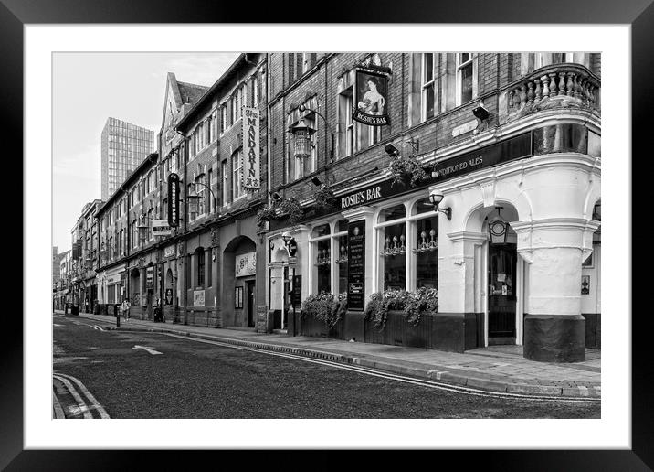 Rosie's, Stowell Street, Newcastle Framed Mounted Print by Rob Cole