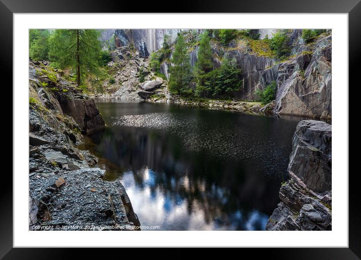 Hodge Close Quarry, Cumbria Framed Mounted Print by Jim Monk