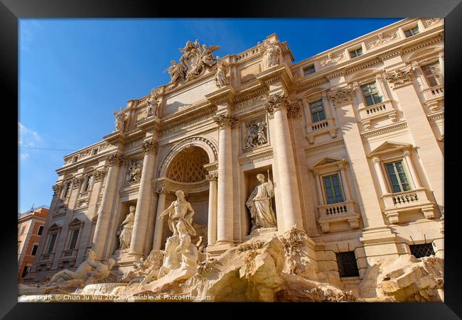 Trevi Fountain, one of the most famous fountains in the world, in Rome, Italy Framed Print by Chun Ju Wu