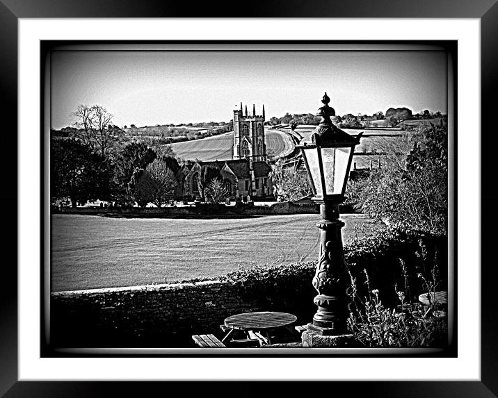 Peaceful View. Framed Mounted Print by Heather Goodwin