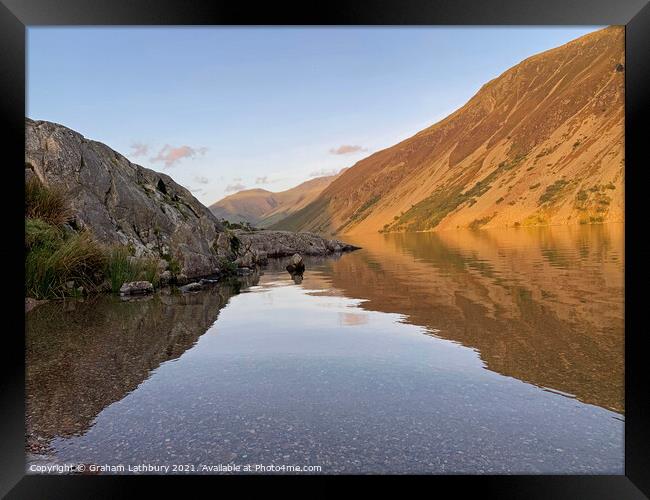 Wastwater, Lake District Framed Print by Graham Lathbury