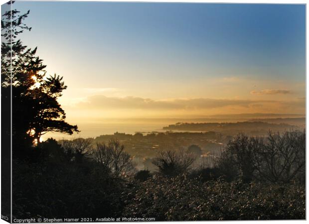 Early Morning View Canvas Print by Stephen Hamer