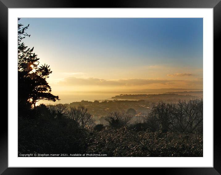 Early Morning View Framed Mounted Print by Stephen Hamer