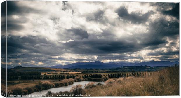 Ruahine Range in New Zealand Canvas Print by Anthony Rosner