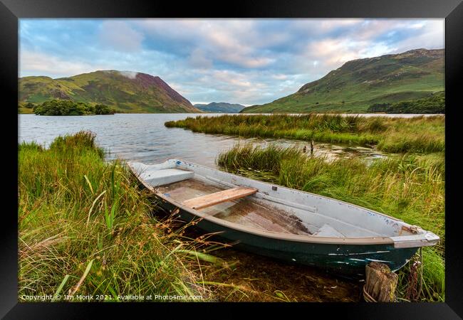 Crummock Water, Lake District Framed Print by Jim Monk