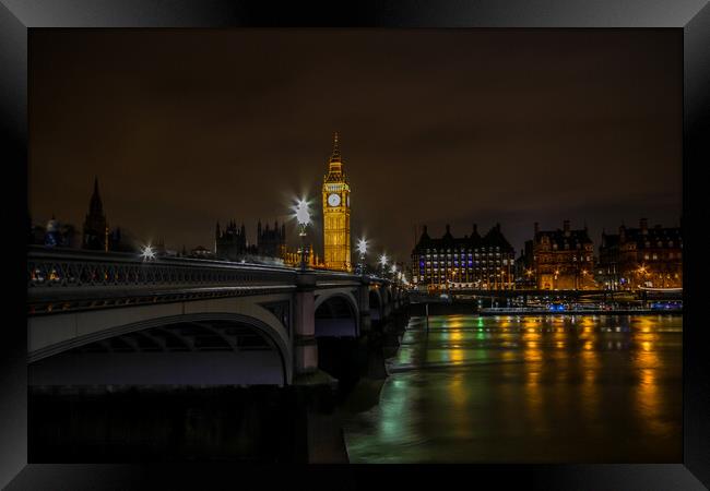 Westminster Bridge Framed Print by Oxon Images