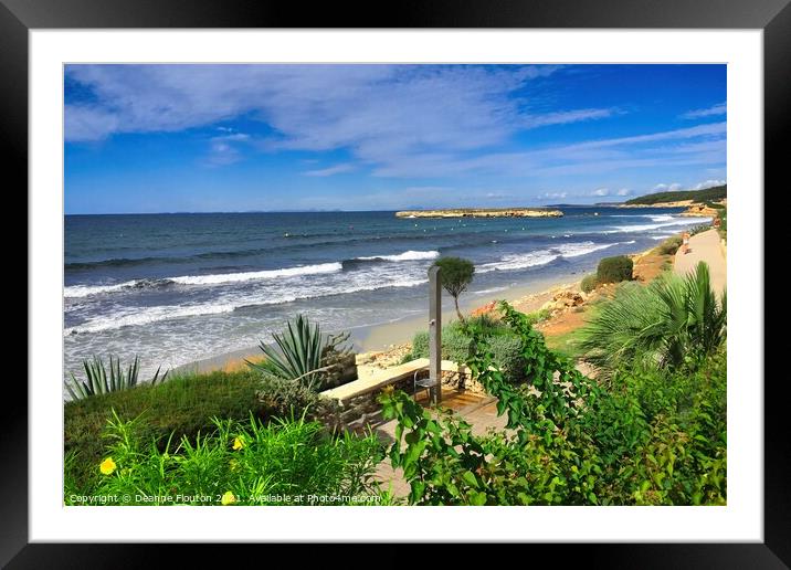  Beach Escape to Santo Tomas Framed Mounted Print by Deanne Flouton