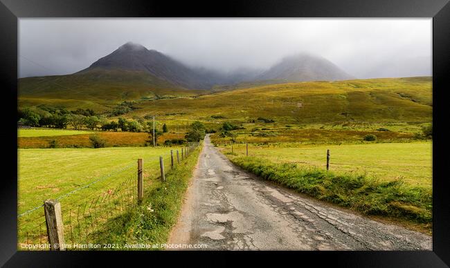 Scottish mist Framed Print by jim Hamilton