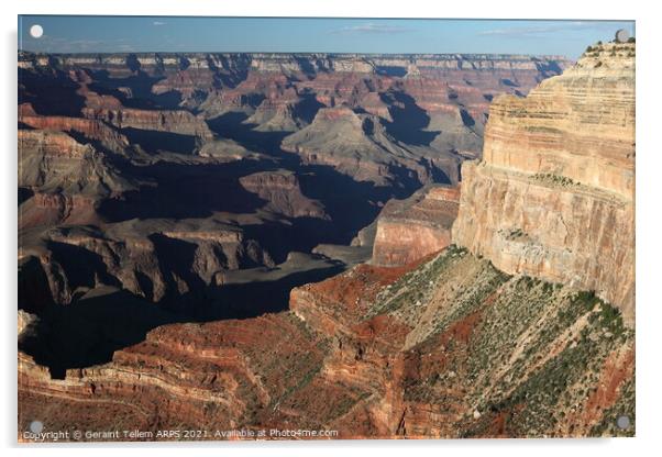 Grand Canyon from South Rim, Arizona, USA Acrylic by Geraint Tellem ARPS