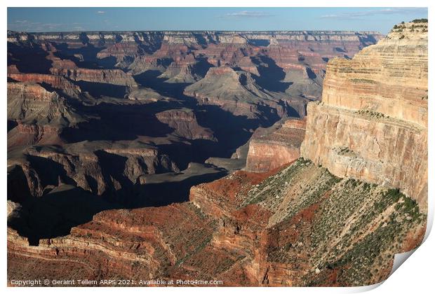 Grand Canyon from South Rim, Arizona, USA Print by Geraint Tellem ARPS