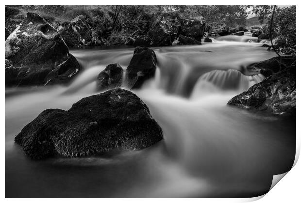 River and rocks  Print by christian maltby