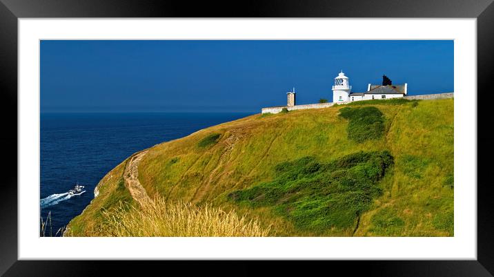 Anvil Point Lighthouse  Framed Mounted Print by Darren Galpin